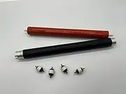 Upper Heat Fuser Roller + Lower Pressure Roller + Cleaner Pinch for Brother HL-L3270CDW HL-L3230CDW HL-L3230CDN HL-L3210CW HL-L3290CDW MFC-L3710CDW MFC-L3770CDW MFC-L3750CDW