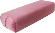 Vaveren Yoga Bolster Pillow Yoga Pillow Professional Rectangular Meditation Cushion Yoga Auxiliary Pillow for Support Yoga Practice