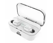 G6S Mini In-Ear Bluetooth-compatible 5.0 Stereo Wireless Earphone Earbud with Charging Box-White