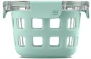 2 Cup✨ Ello Duraglass Meal Prep Container Glass Food Storage Silicone Sleeve Air