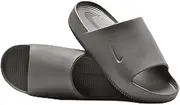 [Nike] Calm Men's Slides (FD4116-002, Flat Pewter/Flat Pewter)