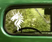 2 UNICORN DECAL FANTASY ANIMAL Stickers For Car Window Truck Bumper Laptop RV