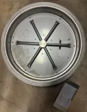 Spur Firepit Burner in 22" Pan (No kit, burner only)