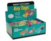 Lucky Line 12300 Key Tag with Tang Ring 100 Per Display Box