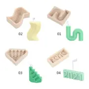 Geometric Shape Epoxy Mold Making Soap Melt Resin Clay Home Decorations