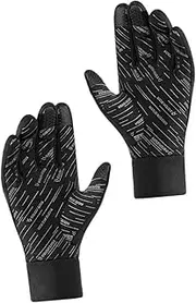[Minkissy] Gloves Biking Outdoor for Cycling Touch Screen Mitts Warm Mitt Black