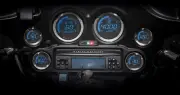 Koso Chrome 6pc Multi Function Gauge Meter Harley Road Glide CVO 09-13