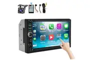 OZNALA 7" Double 2 DIN Bluetooth CarPlay Android Head Unit Car Stereo Touch Screen Radio FM TF USB AUX