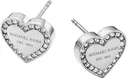 Michael Kors Silver-Tone Stud Earrings for Women; Stainless Steel Earrings; Jewelry for Women