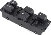 Power Electric Master Window Switch Glass Lifter Compatible With Hyundai Veloster 1.6L 2012 2013 2014 2015 2016 2017 93570-2V000 935702V000 16Pins