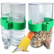 Cage Hanging Bird Feeder Waterer with Clip Pet Bird Dispenser Bottle Drink Cups'