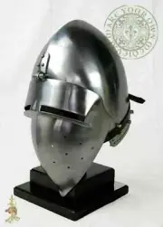 Medieval Helmet Bascinet Helmet Knight Wearable Armor Helmet 16 Ga Steel