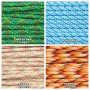 Paracord Planet 550 Type III Holiday Parachute Cord - New Colors (Made in USA)