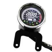 New 12V LCD Digital Odometer Speedometer Tachometer Gauge Meter For Motorcycle