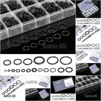 在飛比找蝦皮購物優惠-225 pcs Black Rubber O Ring Wa