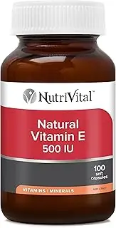 Nat Vit E 500 100 caps