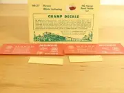 Champ Decals HO HN-27 Mono White Lettering