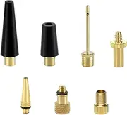 CHICAMPERA 1Set Professional Bike Nozzle Inflation Kit Inflatable Needles Adapters for Bicycles Compatible with Standard Pumps and Air Compressors Durable and Construction