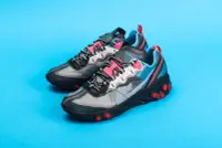 在飛比找Yahoo!奇摩拍賣優惠-Nike React Element 87 黑灰紅 半透明 