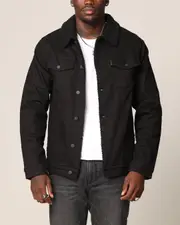 [SAINT MORTA] Saint Morta Sherpa Denim Jacket Black/black - Size 2XL 2XL Black/Black