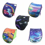 Fancy Dream Tents Unicorn Space Foldable Tent Indoor Bed House Pop-up