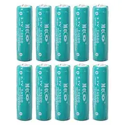 10pcs MECO 3.7V 1200mAh Rechargeable 14500 Li-ion Battery