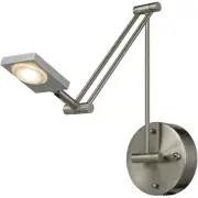 Decovio 14431-BNL1 Thornburg Swing Arm or Wall Lamp Brushed Nickel
