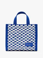 Manhattan Modernist Hearts Jacquard Small Tote