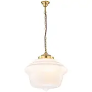 Carlton 40cm Chain Pendants Lighting Schoolhouse Victorian Period Traditional Lights
