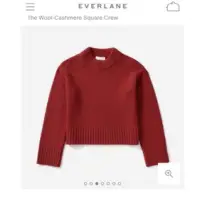 在飛比找蝦皮購物優惠-EVERLANE The wool cashmere squ