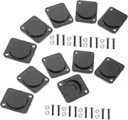 TEHAUX 20pcs Reliable Chassis Mount Blank Plate for Outlet Cover Panel Metal Faceplate Insert Fit for XLR Connectors Easy Installation for DIY and Professional Use
