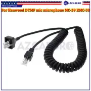 RJ-45 Microphone Cable Cord F Kenwood Radio KMC-30 KMC-27A KMC-27B KMC-28A 8 Pin
