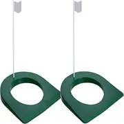 WADY 2pcs Golf Putting, Golfs Practice Hole,Golf Putting Cup and Flag, All Direction Putt Training Hole Putt Training Aid for Kids Men Garage Office Home
