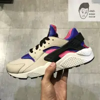 在飛比找Yahoo!奇摩拍賣優惠-【AND.】NIKE AIR HUARACHE 米白 藍 桃