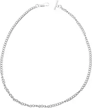 [CATIEBYE] Jeans Belt Chain Pocket Watch Clip Chain Bar Mens Necklace Vest Chain Fr Jeans for Men Pin Pocket Chain Watch Chain Mens Pocket Watches Chains Brooches Man Locomotive Lobster Clasp