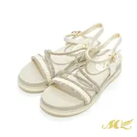 在飛比找momo購物網優惠-【MK】夏日閃耀水鑽細帶涼鞋(白色)