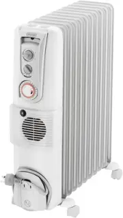 De'Longhi, Portable Oil Column Heater, 2400W with Timer, Addional Fan to Boost H