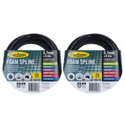 2x Cyclone Pro Foam Spline 5.7mmx6.5m For Fly/Mosquito Screen Window Frame