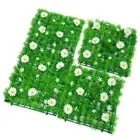 DIY Artificial Plant Wall Panel Durable Fake Green Grass Mat Living Room