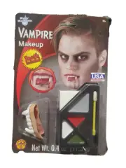 Rubies Costume Vampire Makeup Kit with Teeth Fangs Included, made in the USA