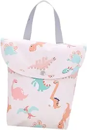 JOINPAYA Diaper Storage Pouch Mummy Bag Dual Pockets Portable Organizer for Diapers Travel Essential for Parents Lightweight Design