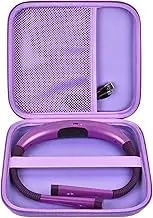 GWCASE Case Compatible with Glocusent/for Vekkia/for LITOM/for LEDGLE/for TAKKUI/for TSINGREE LED Neck Reading Light Book Light for Reading. Storage Carrying Holder for USB Cable (Box Only) -, Purple
