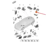PORSCHE Taycan Rear Tailgate Control Unit PAD959107 NEW GENUINE