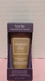 New TARTE Amazonian Clay 16-Hour Full Coverage Foundation 51N Deep Neutral