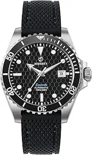 [BODERRY] Men's Automatic Dive Watch - Japanese Movement, Titanium Case, Sapphire Crystal, 100M Waterproof, Swiss Super-LumiNova, Screw-Down Crown