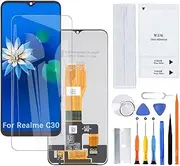 H&LYCYJ Display Screen for Realme C30 RMX3581 RMX3623 LCD Screen Replacement Assembly with Kit