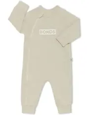 [Bonds] Tech Sweats Zip Wondersuit in Sesame Seed