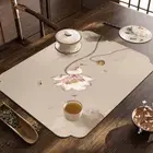 Non-Slip Dining Table Mat Insulation Tableware Mat Leather Placemat Home