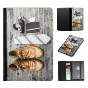 PASSPORT ITINERARY ORGANIZER|CUTE BOOTS TIE CAMERA NOTEBOOK