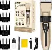 Hair Clippers for Men | Electric Rechargeable Cordless Shaver for Hair Cutting - Professional Grooming Kit for Mustache, Body, Nose, Ear and Face